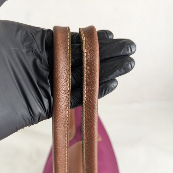 Longchamp Le Pliage Tote – Used Nylon Bag Purple , Classic Design, Ships Fast! - Picture 9 of 16